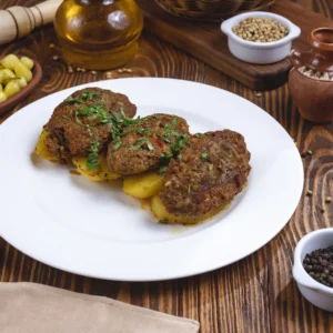 beef liver patties / lewer koekies